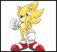 How to Draw Super Sonic