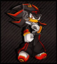 How to Draw Gangster Shadow, Shadow the Hedgehog 