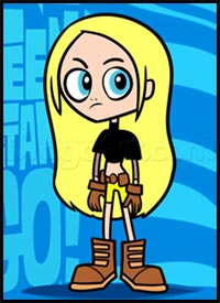 How to Draw Terra from Teen Titans GO