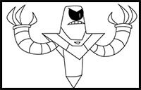 How to Draw Sentry Robot from Teen Titans Go!