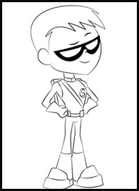 How to Draw Speedy from Teen Titans Go