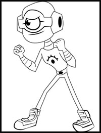 How to Draw See-More from Teen Titans Go