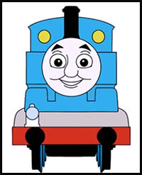 how to draw thomas from thomas and friends step by step