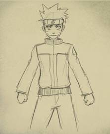 How To Draw Manga Character Naruto