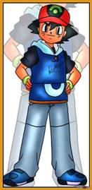 How To Draw Manga Character Ash Ketchum