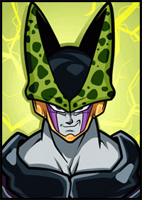 How to Draw Cell Easy, Dragon Ball Z