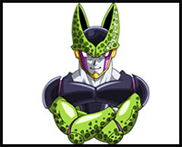 How to Draw Cell | Dragon Ball Z - YouTube
