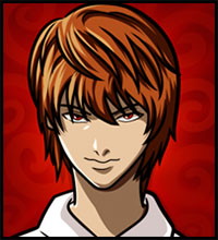How to Draw Light Yagami Easy, Death Note