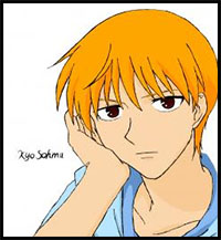 How to Draw Kyo Sohma in Human Form