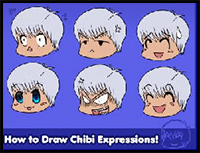 How to Draw Chibi Expressions Step by Step