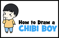 How to Draw a Chibi Boy Easy Step by Step Drawing Tutorial for Kids