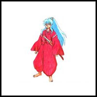 How to Draw Inuyasha from Inuyasha