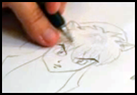 Drawing Anime & Cartoon Characters : How to Draw InuYasha Characters