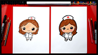 How to Draw a Cartoon Nurse