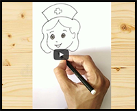 How to Draw Cartoon Nurse