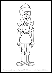 How to Draw Nurse Molly from Camp Candy