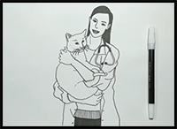 How to Draw Veterinarian Step by Step