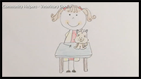How to Draw Community Helpers - Veterinary Doctor for Kids