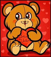 How to Draw Be My Valentine, Be My Valentine Bear