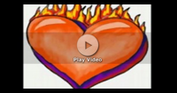 How to Draw a Cartoon Flaming Heart