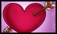How to Draw a Heart With a Arrow