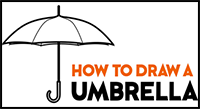 Learn How to Draw an Umbrella Easy Step by Step Drawing Tutorial for Beginners