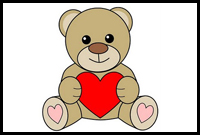 Valentines Day Heart Teddy Bear