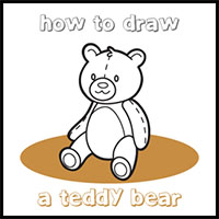 How to Draw a Teddy Bear for Kids