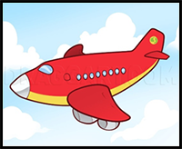 How to Draw a Plane for Kids