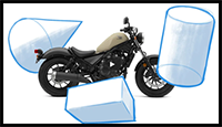 How to Draw a Motorcycle with Simple Shapes