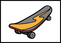 How to Draw a Cartoon Skateboard – A Step by Step Guide