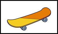 How to Draw a Skateboard - Step by Step Guide