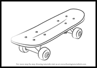 How to Draw Skateboard