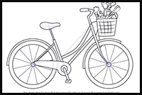 How to Draw a Cute Bicycle