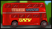How to Draw a Double-Decker Bus