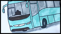 Drawing of School Bus