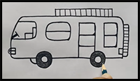 How to Draw Bus