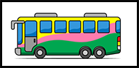 How to Draw a Bus – A Step by Step Guide