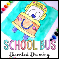 School Bus Drawing Activity in 6 Easy Steps!
