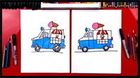 How to Draw an Ice Cream Truck