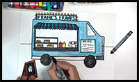 Let's Draw a Food Truck