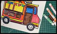 How to Draw: A Food Truck