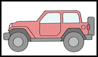 How to Draw a Jeep