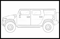 How to Draw a Big Car