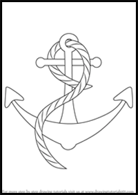 How to Draw a Boat Anchor