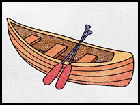 How To Draw A Canoe: 