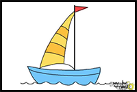 How to Draw a Simple Boat