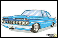 How to Draw a Chevrolet Impala