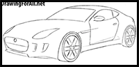 How to Draw a Jaguar Car