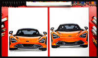 How to Draw a McLaren 720s (Front View)